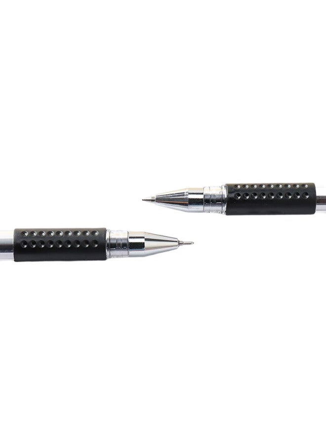 GENVANA Jinwanian 0.5Mm Black European Standard Gel Pen, Bullet Tip, Signing Pen, Water-Based Pen, Exam And Office Supplies, Mini, 12 Pens/Box - Image 2