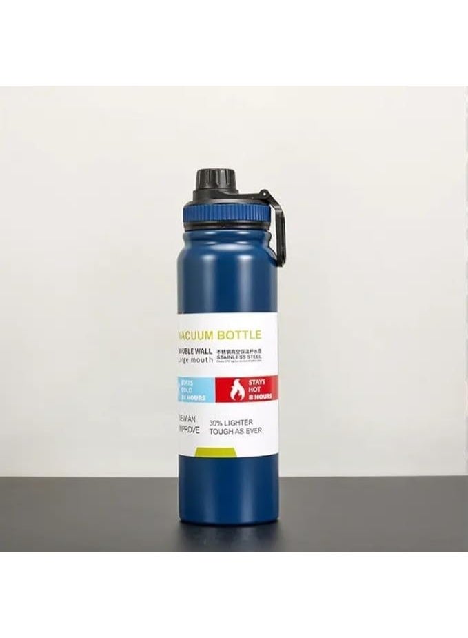 Original Insulated Water Bottle 800ml, Blue, Thermal Drink Bottle, Model 20209 - Image 2