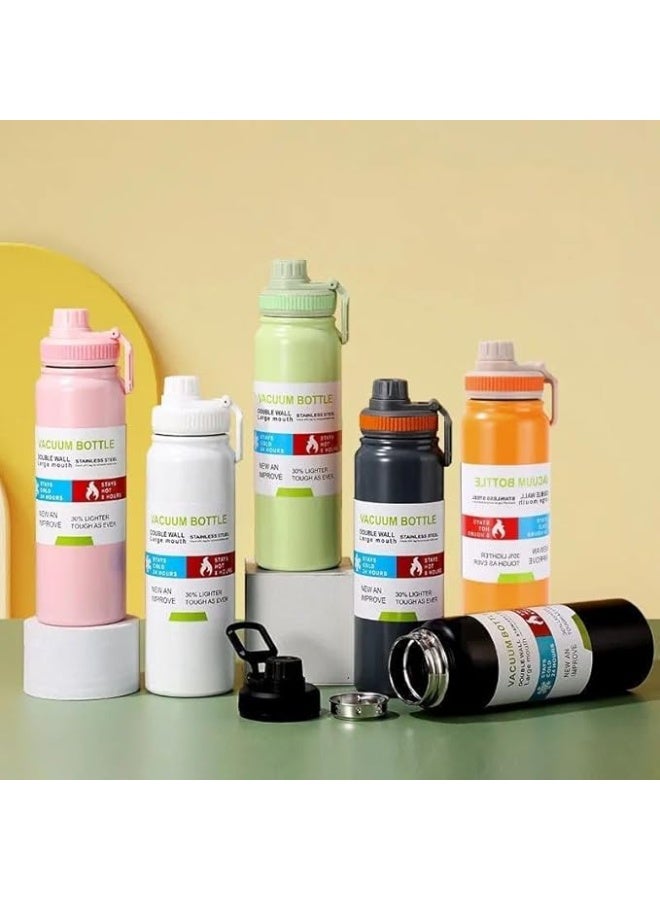 Original Insulated Water Bottle 800ml, Blue, Thermal Drink Bottle, Model 20209 - Image 4