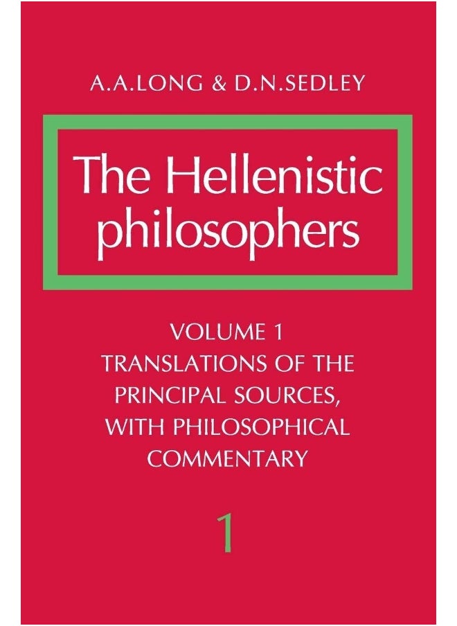 null - The Hellenistic Philosophers: Volume 1, Translations of the Principal Sources with Philosophical Commentary - Image 1