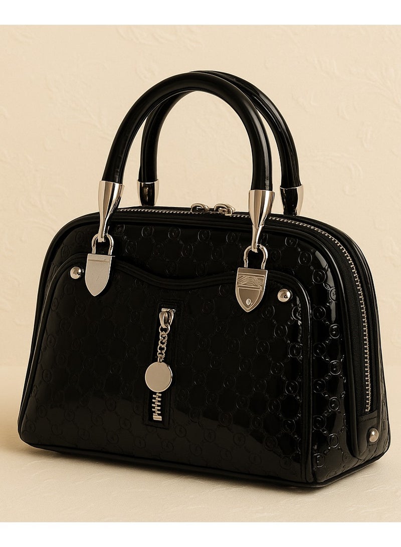 نو برانديد شنطة جلد فاخرة نسائية – تصميم أنيق مزودة بحزام كتف مثالي للعمل والاستخدام اليومي - Image 1