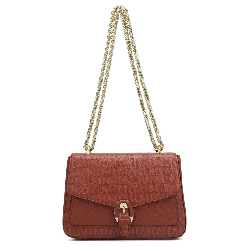 دا ميلانو Genuine Leather Red Sling Bag