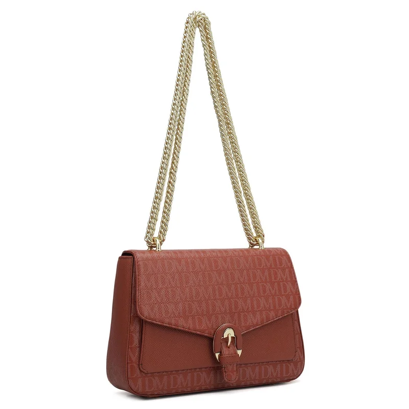 دا ميلانو Genuine Leather Red Sling Bag