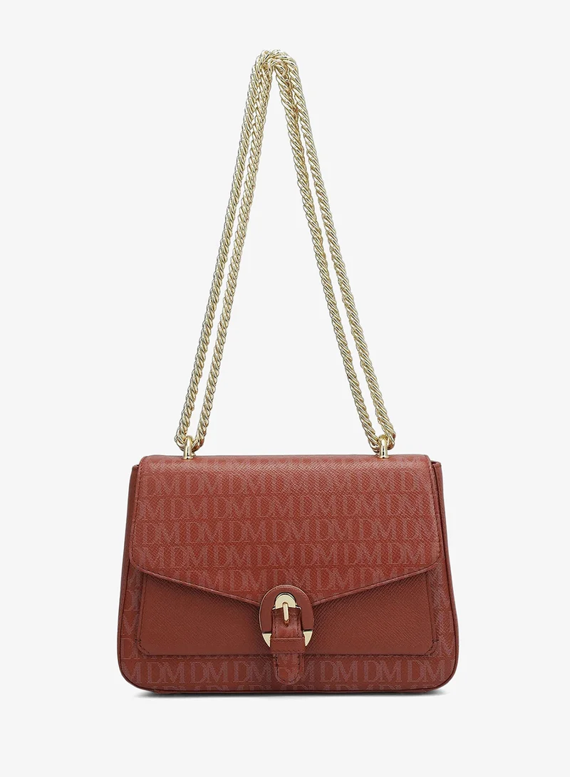دا ميلانو Genuine Leather Red Sling Bag