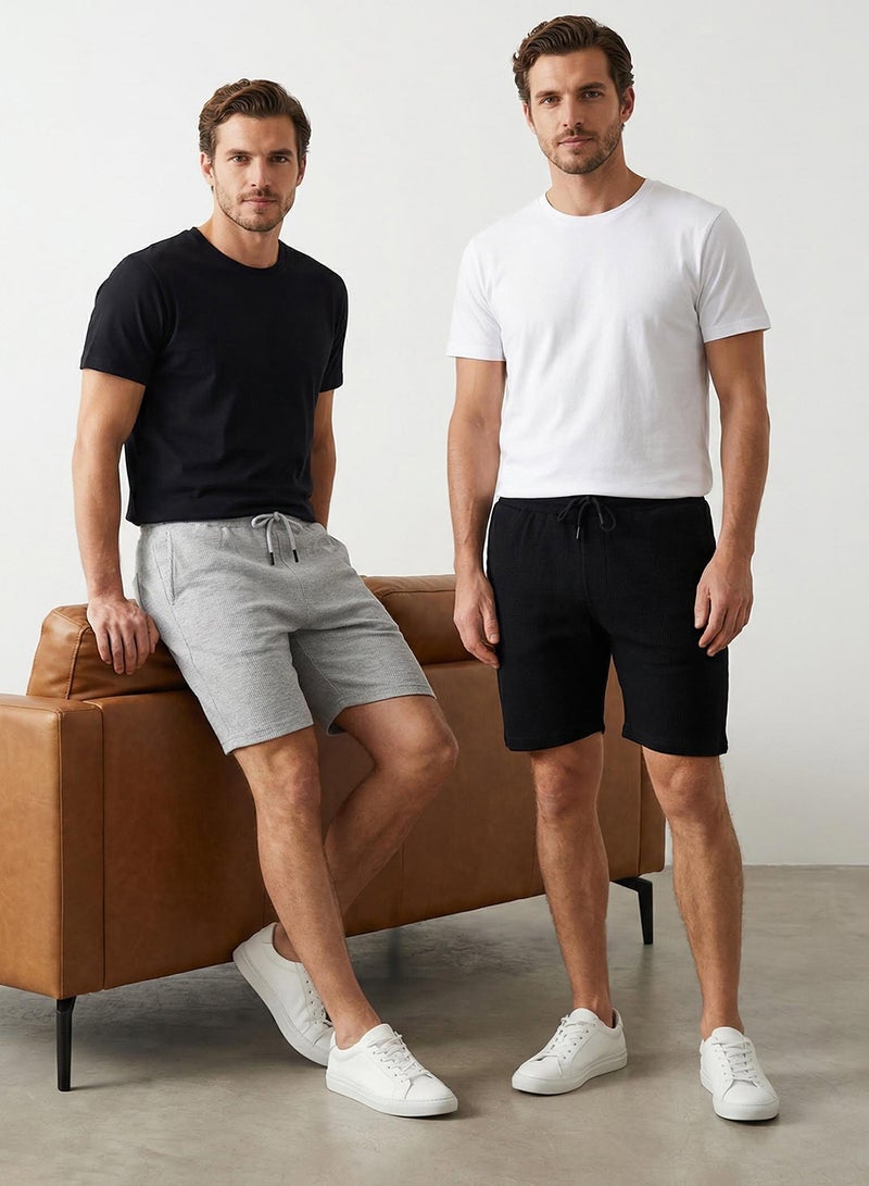 trendyol 2 Unit Shorts & Bermuda Tmnss23Sr00076 - Image 1