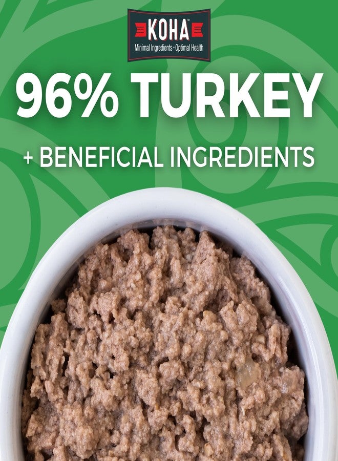 KOHA Limited Ingredient Diet Turkey Paté for Cats, 95% Turkey Sensitive Stomach Cat Food, Duck Recipe for Cats, Trial Pack (3 Cans) - Image 2