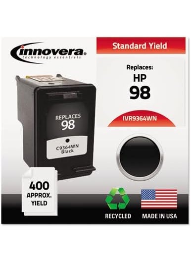 Innovera Innovera Remanufactured Ink CartridgeReplacement for C9364A 98 Black 