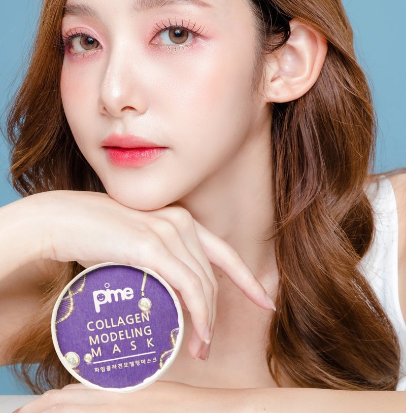PIME Korean Clay Mask Set 8x25g – Vitamin C, Tea Tree, Yogurt & Collagen | Brightening, Firming, Hydrating Face Masks | Anti-Aging & Acne-Prone Skin Care - Image 4