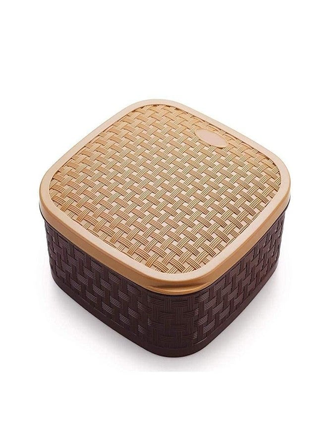 ACUDY 7 Section Masala Box | Spice Box with 7 Compartments | Round Masala Dabba for Kitchen | Airtight Seasoning Storage Container with Lid - Image 3
