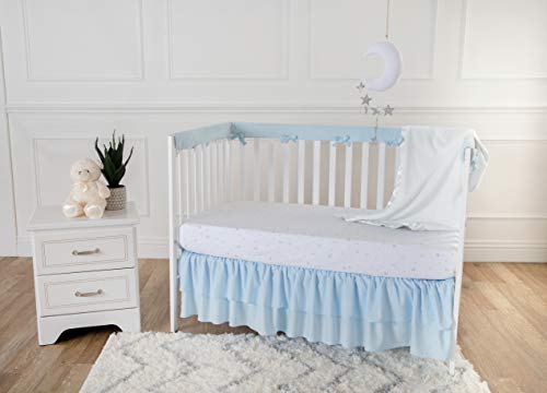 TL Care Fleece Blanket with Silk-Like Satin Trim, Soft, Warm & Cozy, White, 30" x 40" for Boys and Girls, Perfect for Baby Carrier, Stroller, Travel and Gifting - Image 4