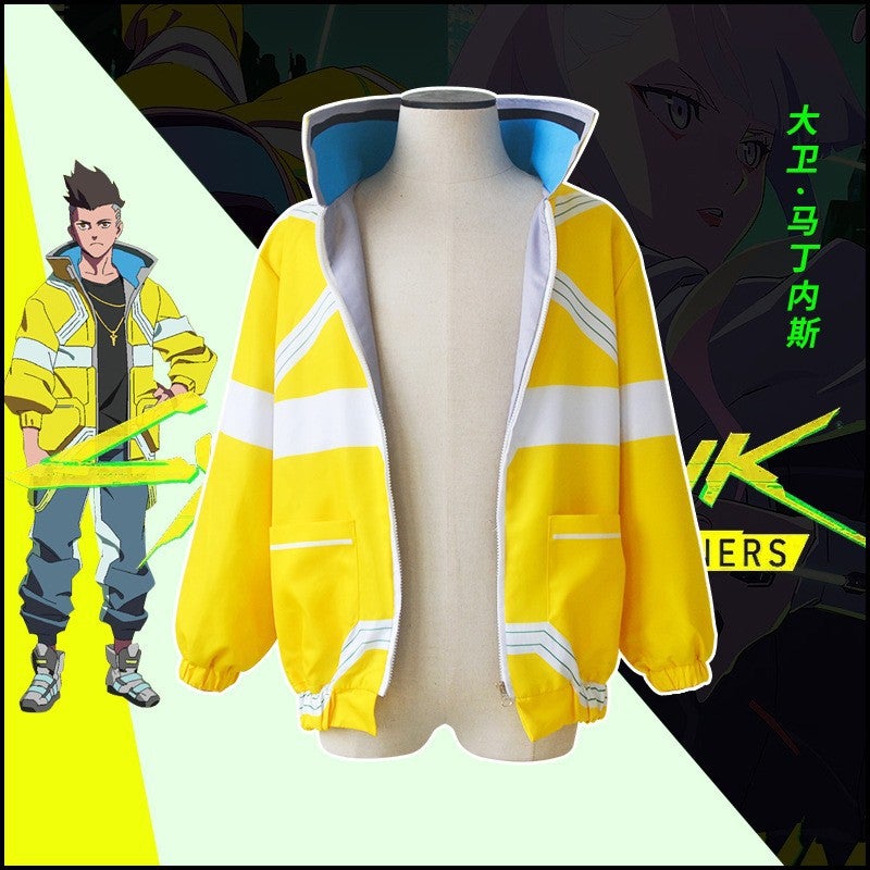 Cyberpunk Edge Walker cos David c Suit Runner Lucy 2077 Costume cosplay Cyberpunk David coat print