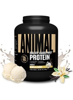 Whey Isolate Whey Protein Powder – Isolate Loaded For Post Workout And Recovery – Low Sugar With Highly Digestible Whey Isolate Protein - Vanilla - 4 Pound (Pack Of 1)