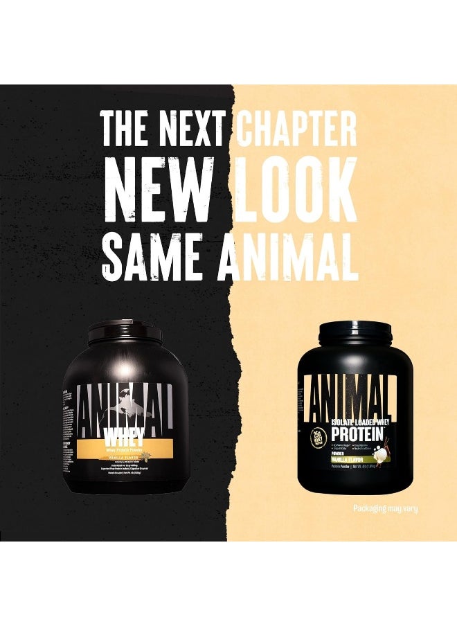 ANIMAL Whey Isolate Whey Protein Powder – Isolate Loaded For Post Workout And Recovery – Low Sugar With Highly Digestible Whey Isolate Protein - Vanilla - 4 Pound (Pack Of 1)  - Image 2