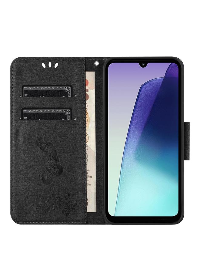 S-TOP Case For Redmi 14C Butterfly Embossed Flip Leather Phone Case - Image 4