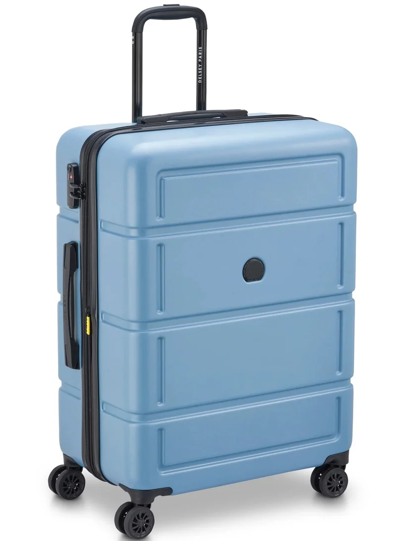 ديلسي _باريس حقيبة سفر كاميليا  سم بعجلات مزدوجة قابلة للتوسيع - أزرق فاتح