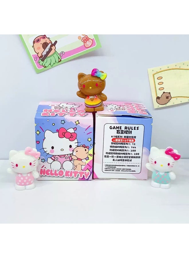 هالو كيتي مجسمات هيلو كيتي الصغيرة – صندوق عشوائي (Blind Box) | سلسلة لطيفة إصدار محدود - Image 3