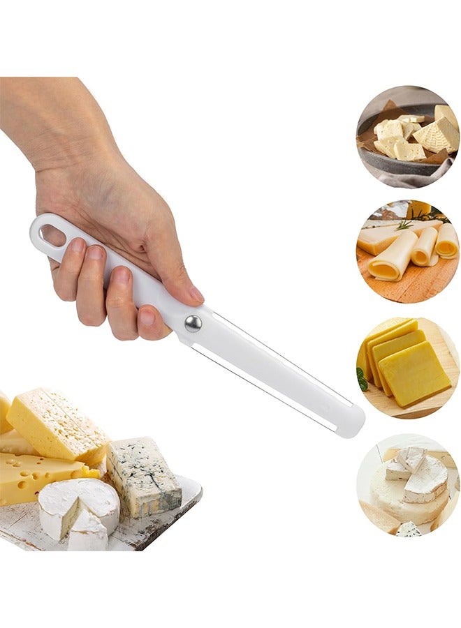 3 PCS Cheese Butter Slicer, Stainless Steel Wire Plastic Handle for Kitchen Cutting Polished Cheese Slicer Board Block Cheese and Butter Slicer Tool - Image 3
