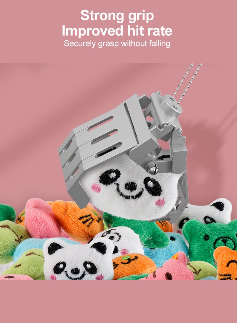 Sharpdo Doll Machine for Kids, DIY Mini Claw Electronic Machine with Music, Light and Grabber for Home Parties, Boys and Girls Fun and Cool Toys Galore Gift (Pink) - Image 3