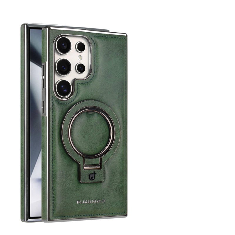 Drop Protection Samsung Galaxy S26 Plus Scratch Resistant PC for Samsung S26 Ultra Samsung S26 with Kickstand in Green - Image 1