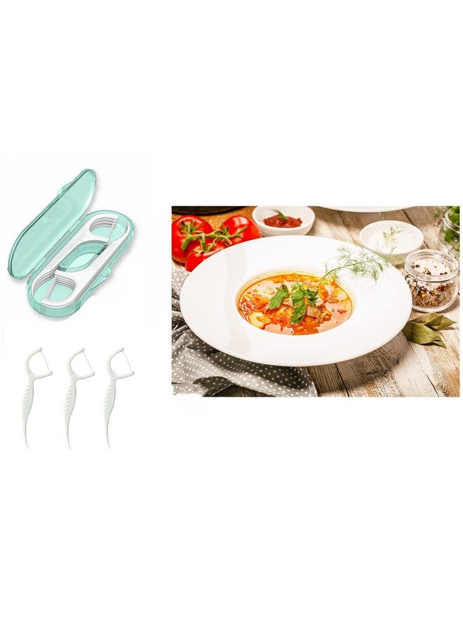 Setaria Viridis High Toughness Professional Toothpicks Sticks Dental Floss Picks 70 Picks Threader Flosser With 7 Storage Cases Flossing For Familyhoteltravel - Image 5