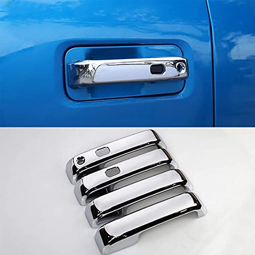 Keptrim for F-150 ABS Chrome Door Handles Cover Trim for Ford F150 2015 2016 2017 2018 2019, W/O Smart Keyhole (4pcs) - Image 1