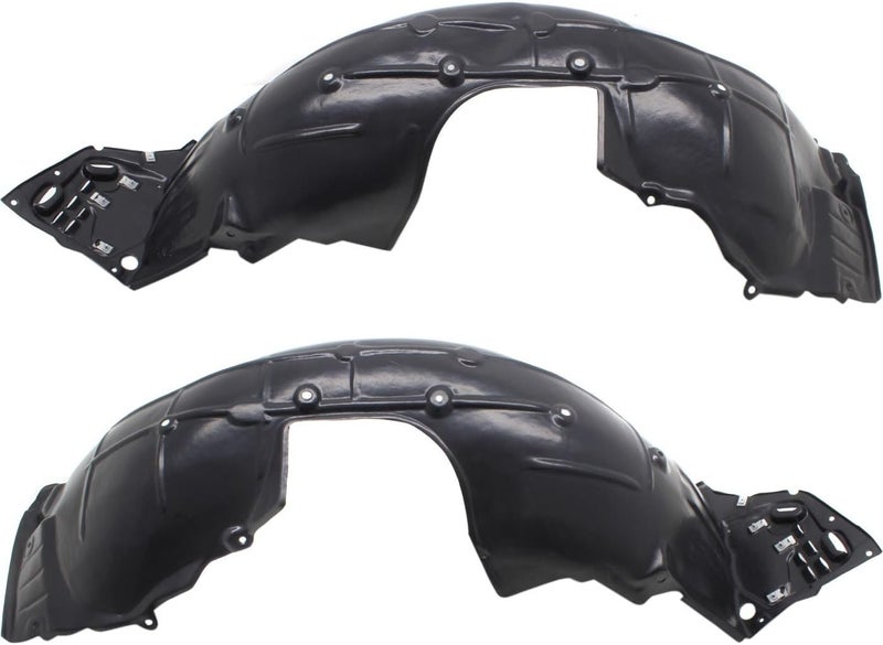 Pair Set of 2 Fender Liners Front Driver & Passenger Side Left Right for Civic - Image 1