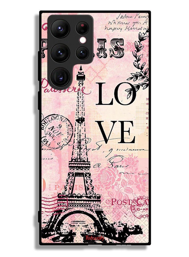 Tolwak غطاء حماية سامسونج جالكسي S22 ألترا 5G حب باريس - Image 3