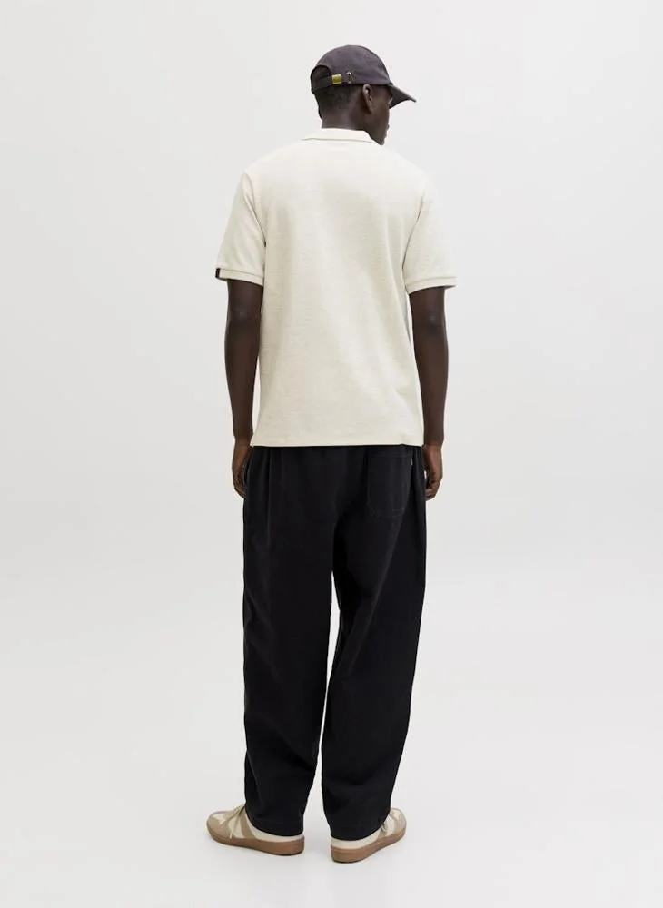 جاك اند جونز بولو بأكمام قصيرة وقصة عادية