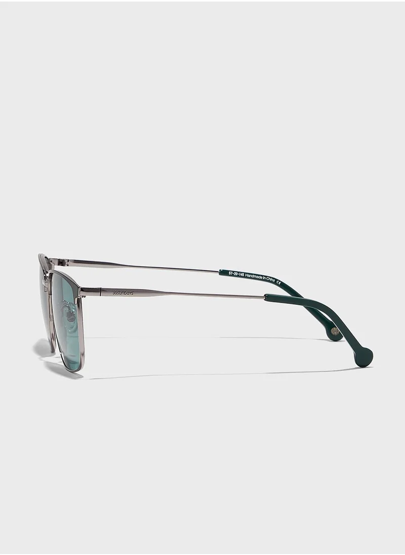 30 سندايز Relic Rectangular Sunglasses