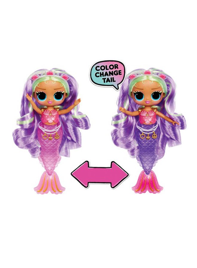 L.O.L. SURPRISE! Tweens Mermaid Doll Cleo Clove with Color Changing Tail, Tiara, Shades, Pink Fin, Moveable Waist, Detailed Outfit, Bath Play, Poseable Mermaid Toy Doll with Accessories - Image 4