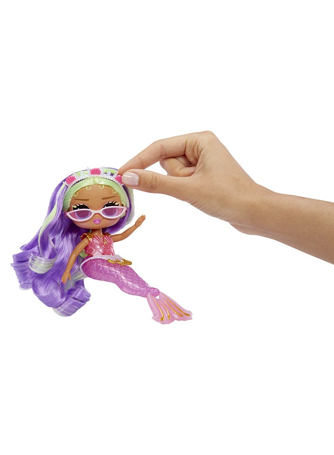 L.O.L. SURPRISE! Tweens Mermaid Doll Cleo Clove with Color Changing Tail, Tiara, Shades, Pink Fin, Moveable Waist, Detailed Outfit, Bath Play, Poseable Mermaid Toy Doll with Accessories - Image 3