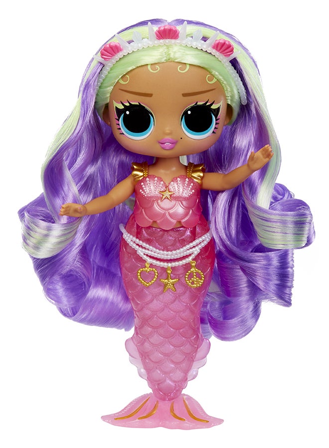 L.O.L. SURPRISE! Tweens Mermaid Doll Cleo Clove with Color Changing Tail, Tiara, Shades, Pink Fin, Moveable Waist, Detailed Outfit, Bath Play, Poseable Mermaid Toy Doll with Accessories - Image 2