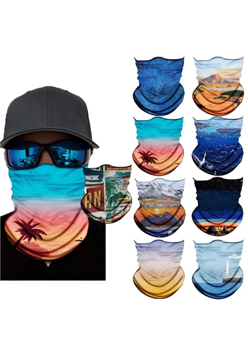 Excefore Neck Gaiter Mask, Bandana Gator Face Cover Mask Sun UV Protection, Neck Warmer Balaclava, Tube Face Scarf, Headband for Outdoor - Image 1
