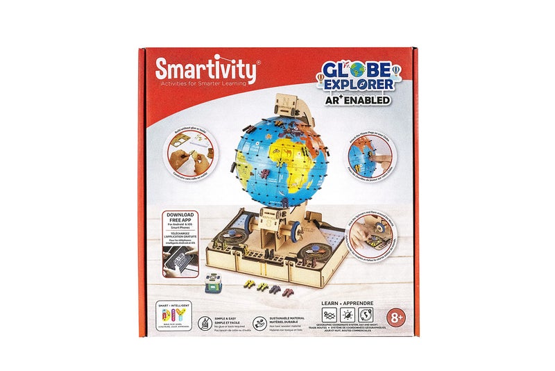 Smartivity Globe Explorer Wooden Model Engineering STEM Learning Toy for Kids Ages 8 and Up - Image 1