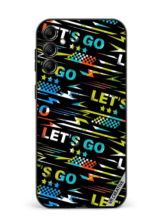 VR CREATIVE Protective Case Cover For Samsung Galaxy M14 Abstract Seamless Grunge Pattern For Boy Design Multicolour - Image 1