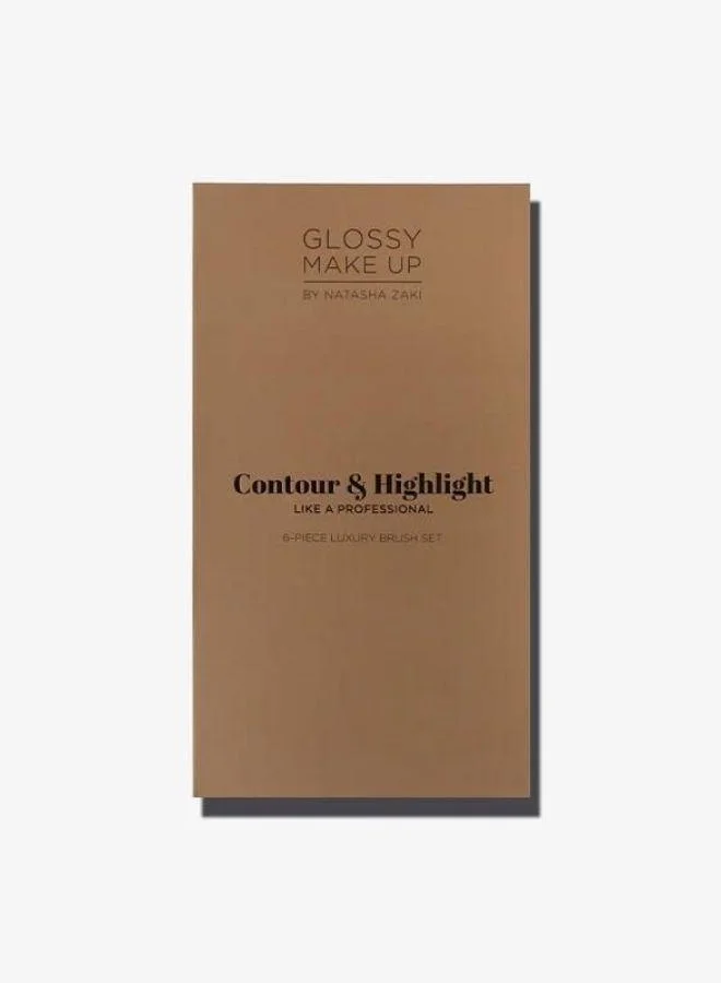 Glossy Make Up Gold Brush Set
