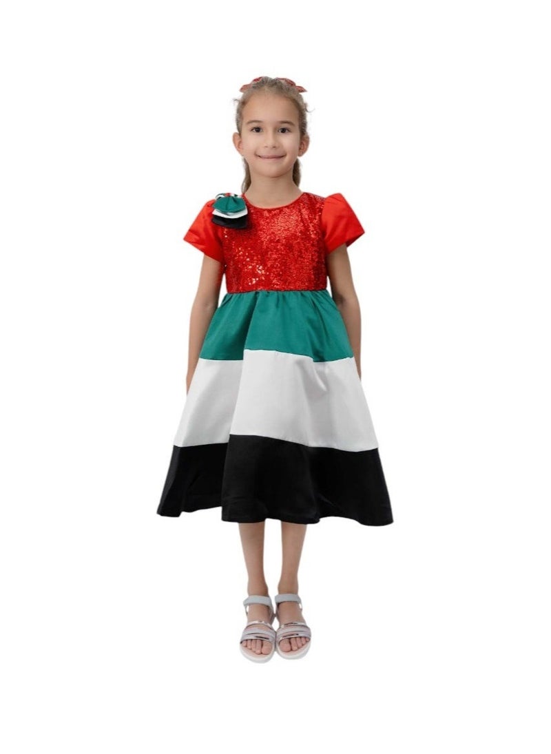 D'Daniela A-Line Sequin Dress - Image 1