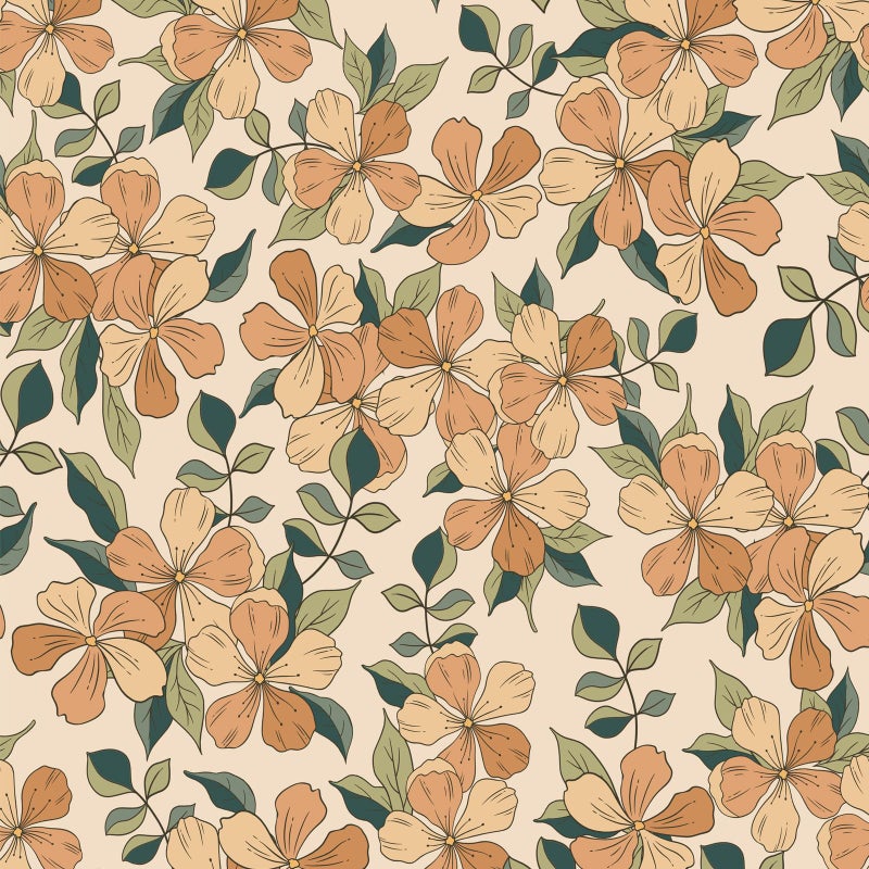 CIEMODA Peel and Stick Wallpaper Vintage Yellow Floral Thick Self Sticking Adhesive Wall Paper for Home Bedroom Kitchen Countertop Walls Cabinets Shelves Dresser Drawer Liner Furniture Decal 1772Wx 118L - Image 2