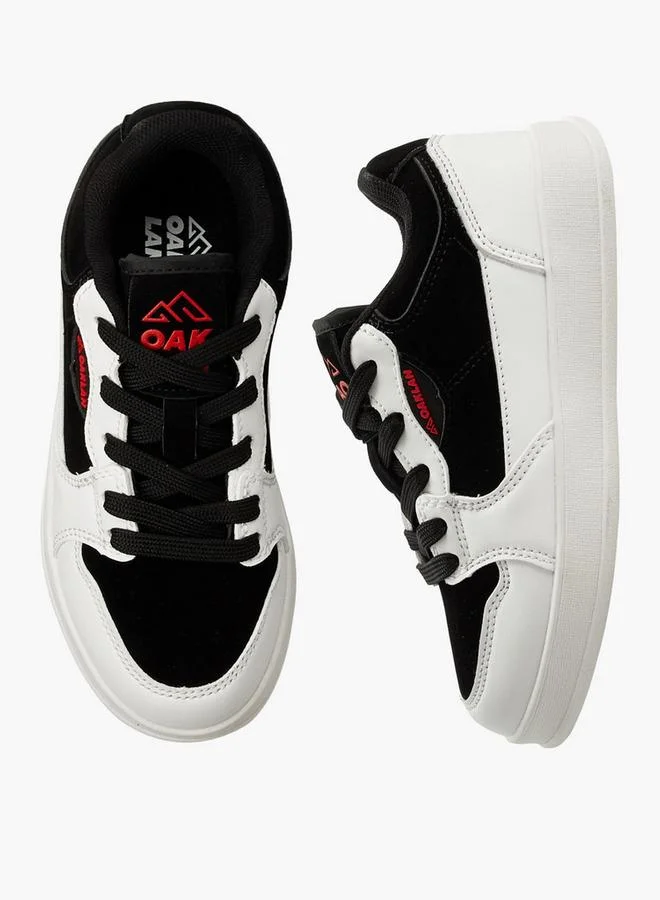 شو اكسبرس Boys Colourblock Lace-Up Ankle Sneakers