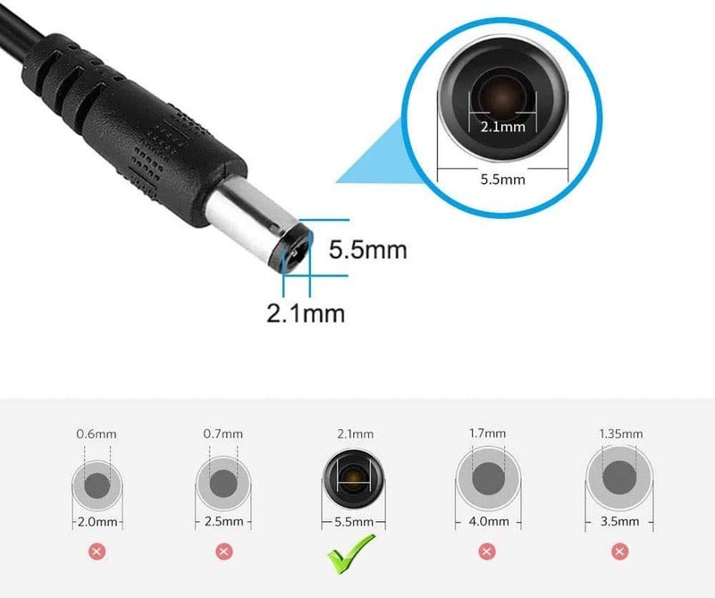 RIVER FOX ® 12V 3Amp Dc Power Adapter Supply,12 Volts Dc 3 Amperes - Real 36 Watts, Camera Channel Power Supply (SMPS) for CCTV Bullet & Dome Camera Black Adapter - Image 4