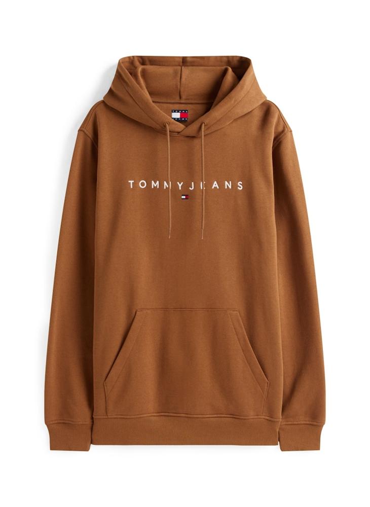 TOMMY JEANS Linear Logo Embroidery Kangaroo Pocket Hoody - Image 5