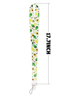 Y&D Phone Lanyard Tether Avocado Wristlet Strap for Keys Card Holder Wallet  Cell Case Whistle Key Chain Hand Wrist Chain Holder Women Men Teens Girls Boys  - Image 4