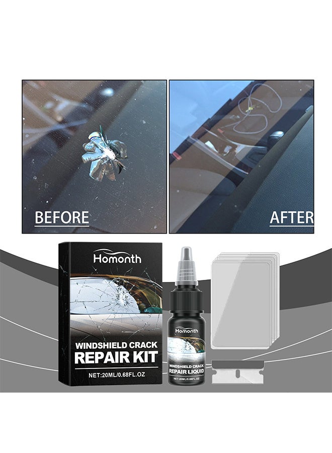 Homonth Windshield Crack Repair Kit, Cracks Gone Glass Repair Kit, Quick Fix Windshield & Glass Repair Tools - Image 2