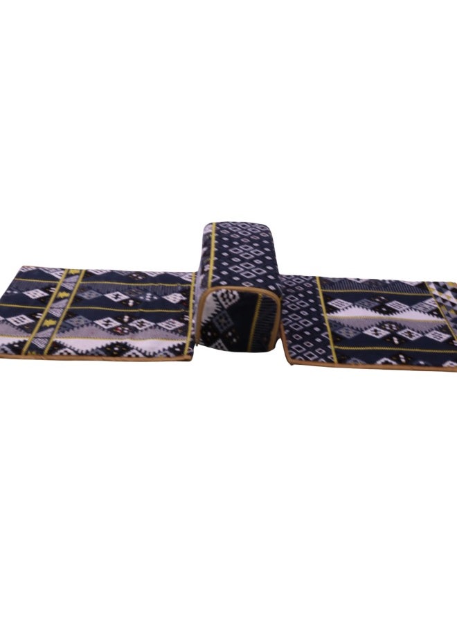 SMART HOME Traditional Saudi rug for camping and picnics with armrest, size 150 x 55 x 25 cm, Saudi mattresses for camping and picnics with a mattress for outdoor trips, fabric, rug with tent, multiple colors  - Image 2