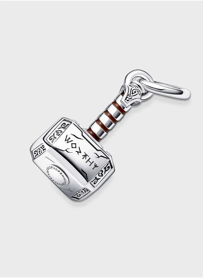 PANDORA Marvel The Avengers Thor'S Hammer Dangle Charm