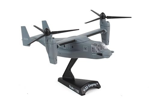 Daron Worldwide Trading V-22 Osprey Vehicle (1:150 Scale), Black - Image 1