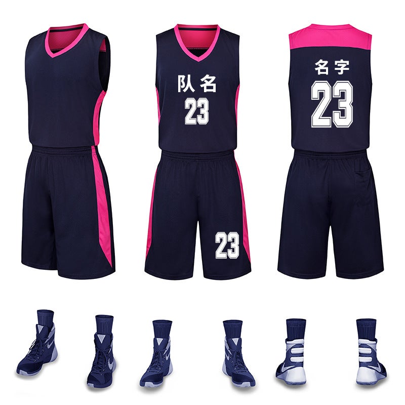 New Children's Basketball Suit suit Men's Breathable Vest Printed Character Sports Suit Training Jersey Competition Suit Summer - Image 3