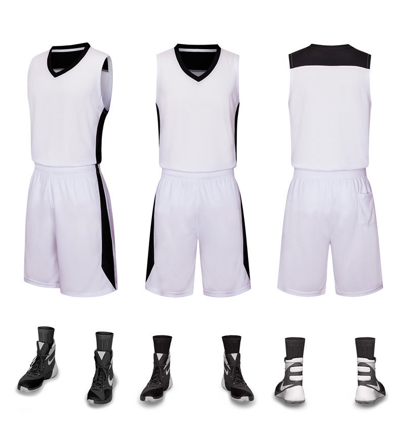 New Children's Basketball Suit suit Men's Breathable Vest Printed Character Sports Suit Training Jersey Competition Suit Summer - Image 1