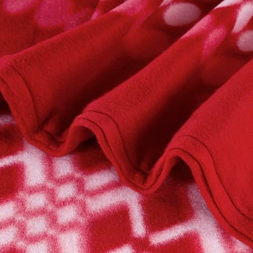 CHANDRAVATI Single Bed ||60x90||Fleece|| Quilt Cover/Duvet Cover/Rajai Cover/Blanket Cover for Winters (CC-Red, 60x90) - Image 3
