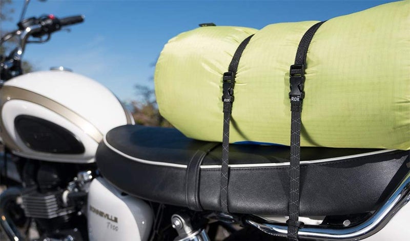ROK Straps ROK-10050 Black/Reflective 18" - 60" Motorcycle/ATV Adjustable Stretch Strap - Image 2